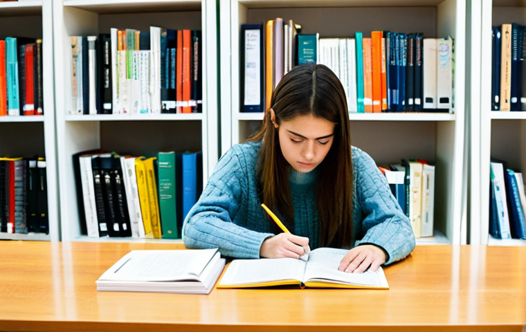 지방공무원 공채와 경력직 차이 - Focused Study Session**

"A young woman, fully clothed in comfortable study clothes (jeans and a swe...